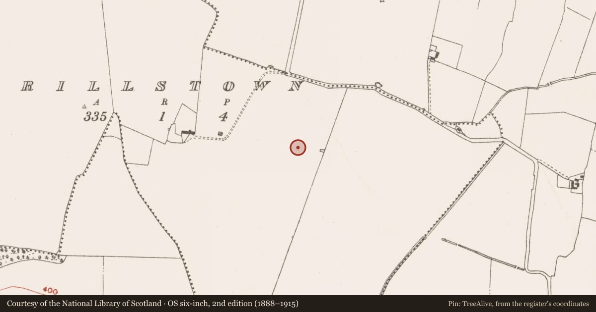 Ordnance Survey six-inch map, 2nd edition (1888–1915) covering the location of Excavation - miscellaneous, Berrillstown, County Meath, with a pin at the register's coordinates