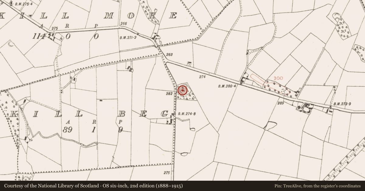 Ordnance Survey six-inch map, 2nd edition (1888–1915) covering the location of House - indeterminate date, Isaacstown, County Meath, with a pin at the register's coordinates