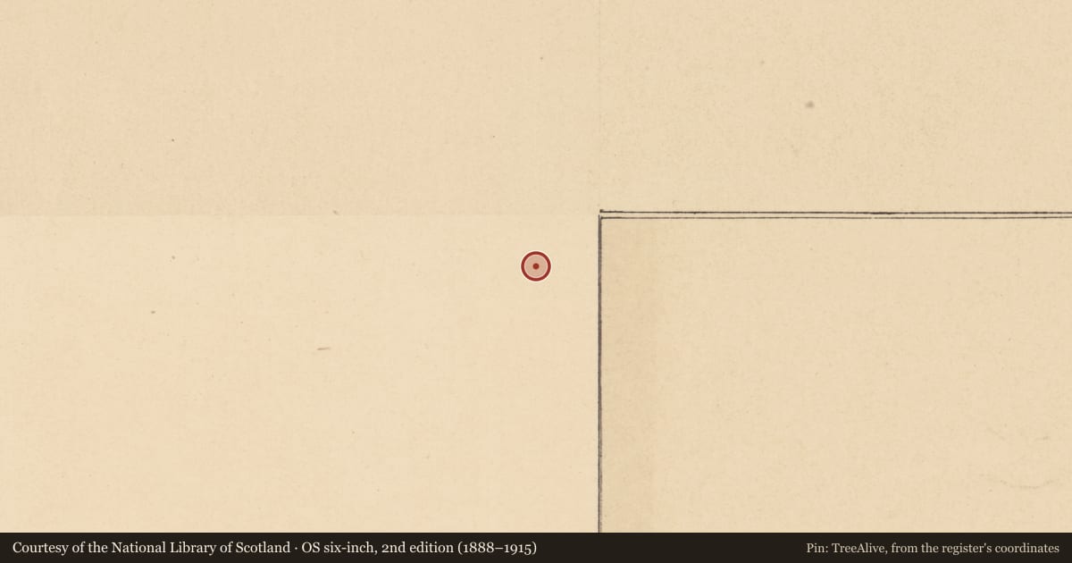 Ordnance Survey six-inch map, 2nd edition (1888–1915) covering the location of Ringfort - rath, Donaghmore, County Meath, with a pin at the register's coordinates