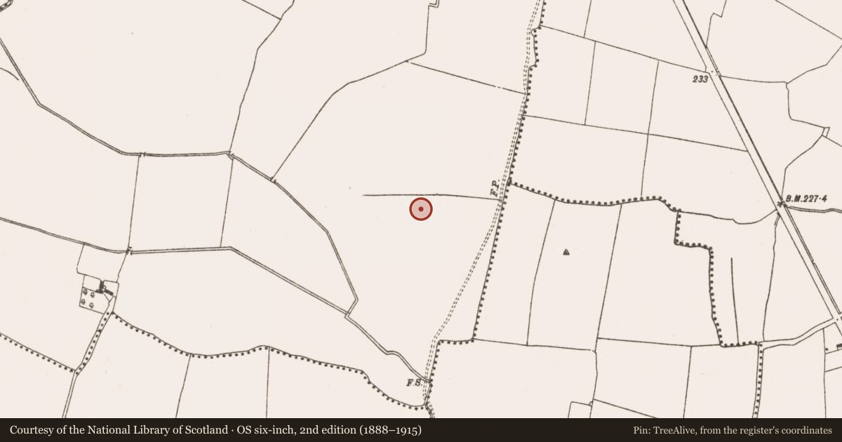 Ordnance Survey six-inch map, 2nd edition (1888–1915) covering the location of Ringfort - rath, Killegland, County Meath, with a pin at the register's coordinates