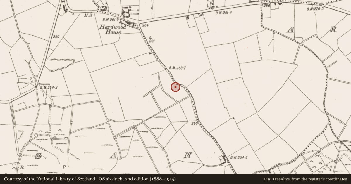 Ordnance Survey six-inch map, 2nd edition (1888–1915) covering the location of Excavation - miscellaneous, Rossan, County Meath, with a pin at the register's coordinates