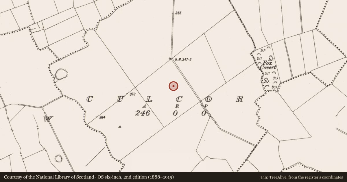 Ordnance Survey six-inch map, 2nd edition (1888–1915) covering the location of House - indeterminate date, Culcor, County Meath, with a pin at the register's coordinates