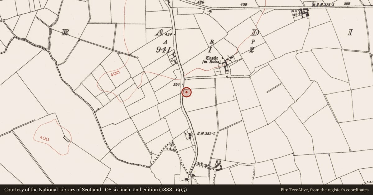 Ordnance Survey six-inch map, 2nd edition (1888–1915) covering the location of Excavation - miscellaneous, Garadice, County Meath, with a pin at the register's coordinates