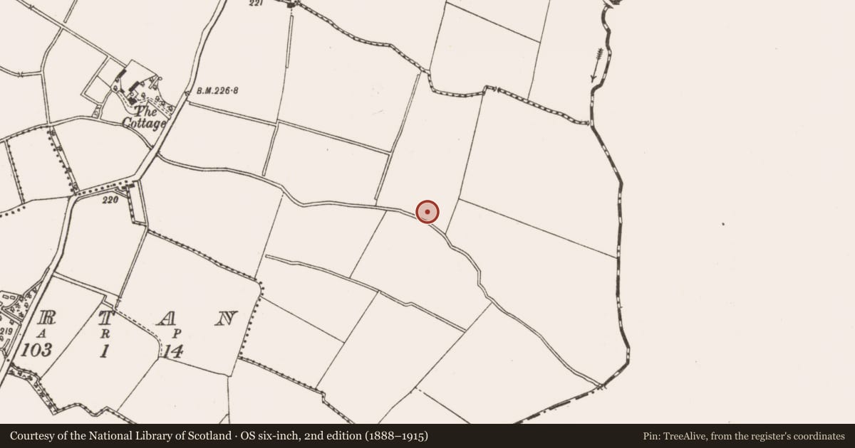 Ordnance Survey six-inch map, 2nd edition (1888–1915) covering the location of Pit, Gunnocks, County Meath, with a pin at the register's coordinates