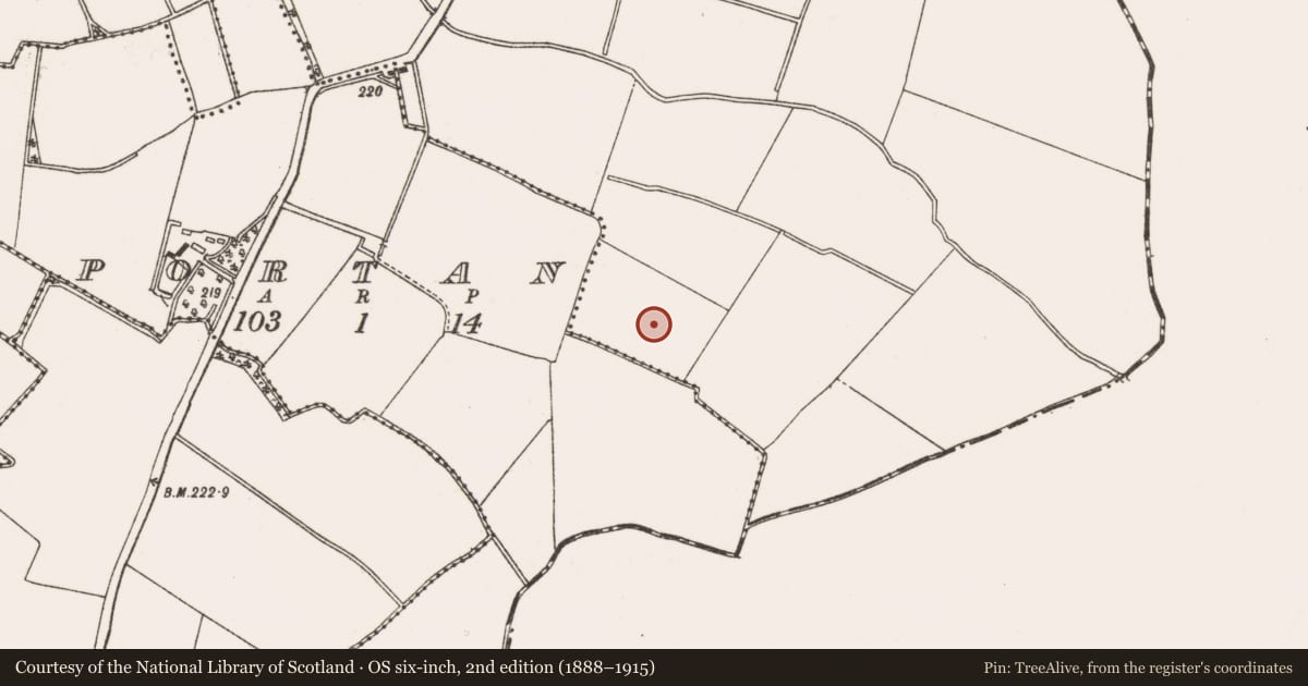 Ordnance Survey six-inch map, 2nd edition (1888–1915) covering the location of Pit, Gunnocks, County Meath, with a pin at the register's coordinates