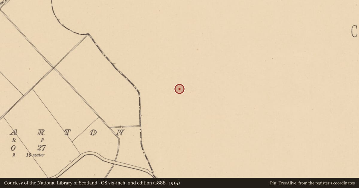 Ordnance Survey six-inch map, 2nd edition (1888–1915) covering the location of Castle - tower house, Salestown, County Meath, with a pin at the register's coordinates