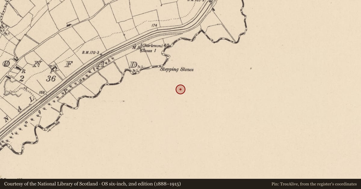 Ordnance Survey six-inch map, 2nd edition (1888–1915) covering the location of Ringfort - rath, Cloncurrin, County Monaghan, with a pin at the register's coordinates