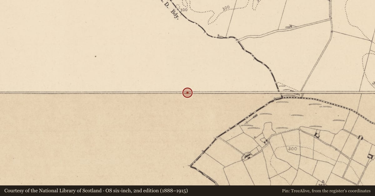 Ordnance Survey six-inch map, 2nd edition (1888–1915) covering the location of Ringfort - rath, Drumboat, County Monaghan, with a pin at the register's coordinates