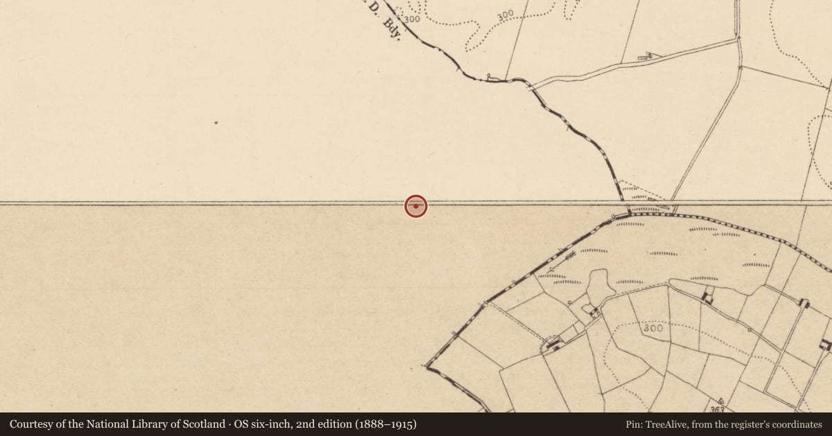Ordnance Survey six-inch map, 2nd edition (1888–1915) covering the location of Souterrain, Drumboat, County Monaghan, with a pin at the register's coordinates