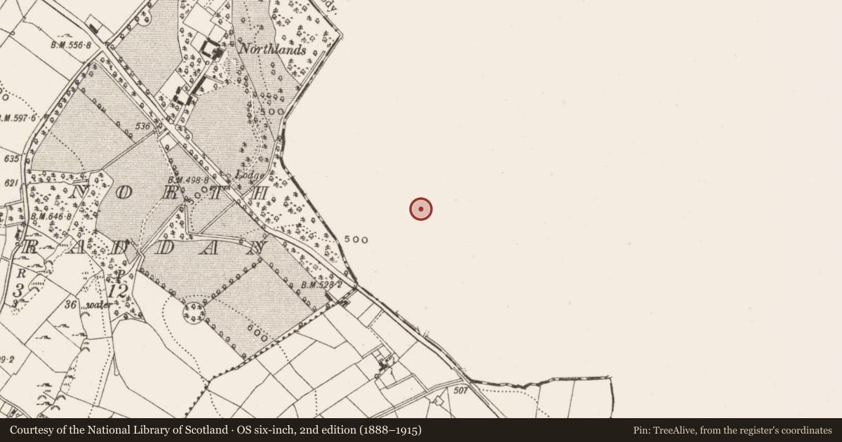 Ordnance Survey six-inch map, 2nd edition (1888–1915) covering the location of Ringfort - rath, Greaghlone, County Monaghan, with a pin at the register's coordinates