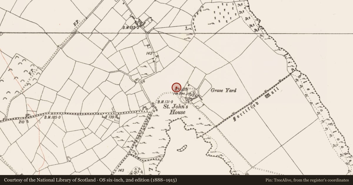Ordnance Survey six-inch map, 2nd edition (1888–1915) covering the location of Fish-pond, Rinnagan, County Roscommon, with a pin at the register's coordinates
