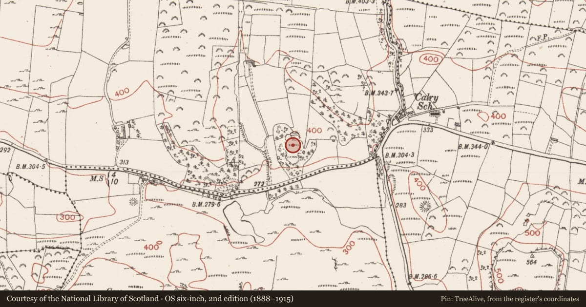 Ordnance Survey six-inch map, 2nd edition (1888–1915) covering the location of Enclosure, Formoyle, County Sligo, with a pin at the register's coordinates