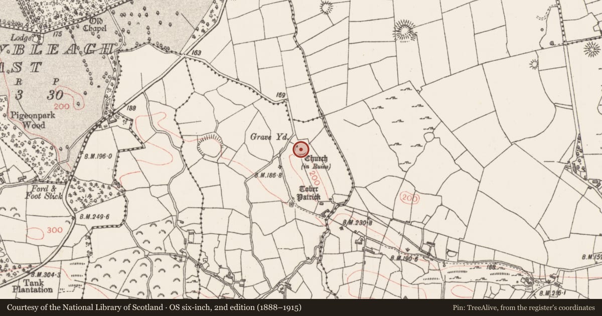 Ordnance Survey six-inch map, 2nd edition (1888–1915) covering the location of Religious house - unclassified, Dromard, County Sligo, with a pin at the register's coordinates