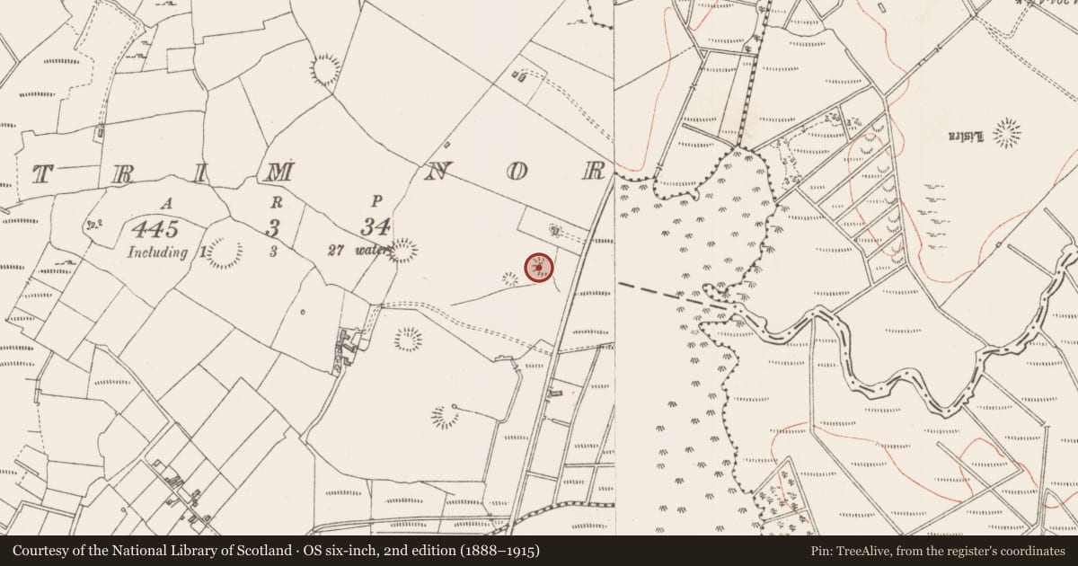 Ordnance Survey six-inch map, 2nd edition (1888–1915) covering the location of Ringfort - rath, Leitrim North, County Sligo, with a pin at the register's coordinates