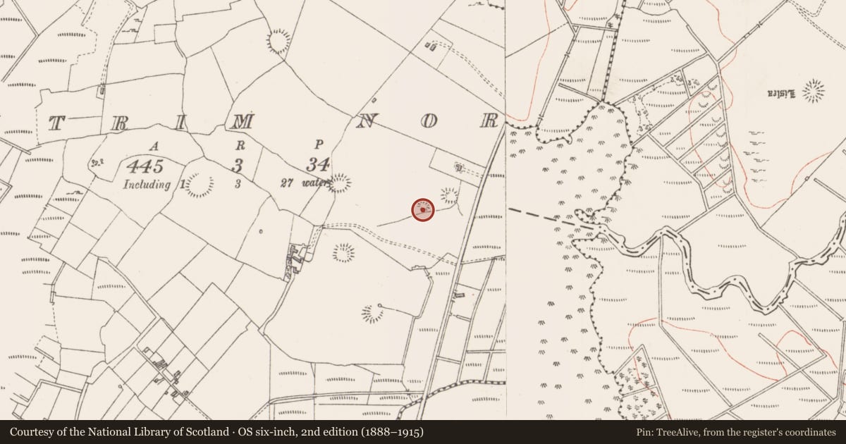 Ordnance Survey six-inch map, 2nd edition (1888–1915) covering the location of House - indeterminate date, Leitrim North, County Sligo, with a pin at the register's coordinates