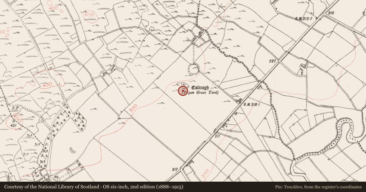 Ordnance Survey six-inch map, 2nd edition (1888–1915) covering the location of Enclosure, Sessuegarry, County Sligo, with a pin at the register's coordinates
