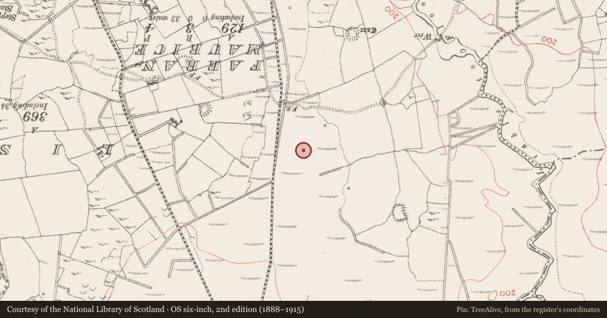 Ordnance Survey six-inch map, 2nd edition (1888–1915) covering the location of Ringfort - rath, Cloonarara, County Sligo, with a pin at the register's coordinates