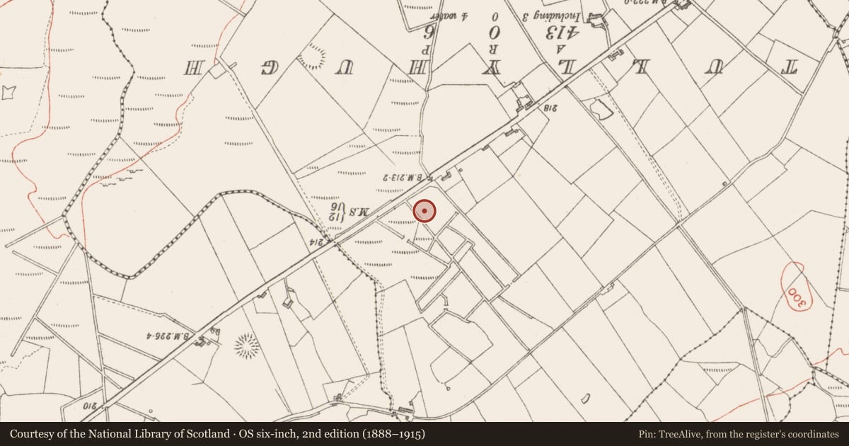 Ordnance Survey six-inch map, 2nd edition (1888–1915) covering the location of Souterrain, Carnyara, County Sligo, with a pin at the register's coordinates