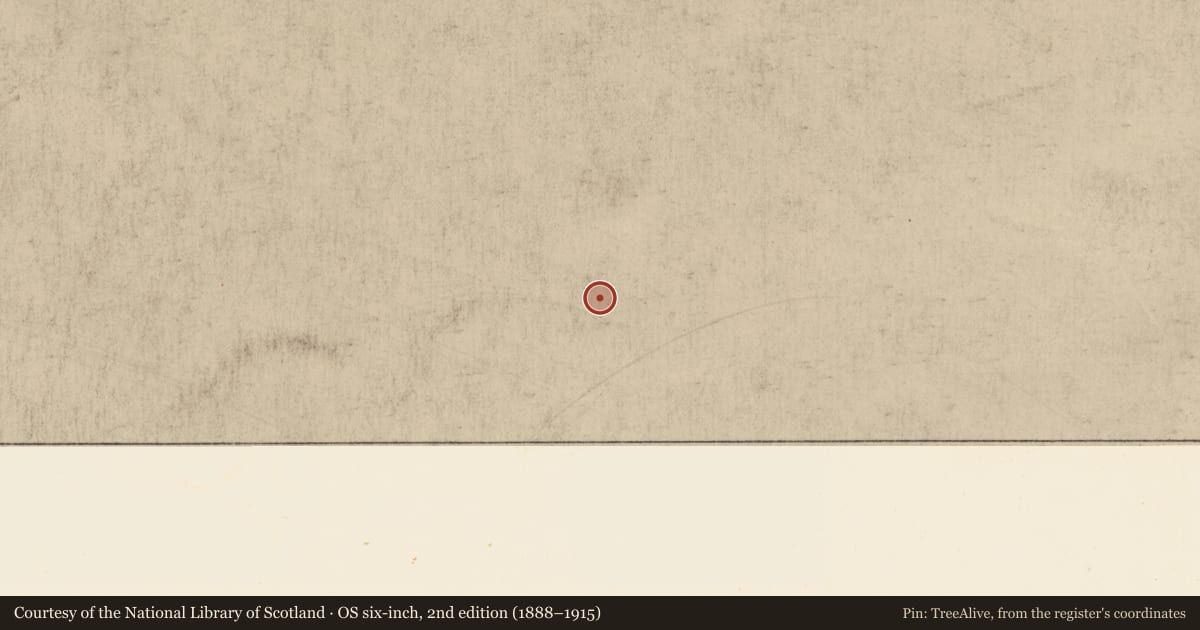 Ordnance Survey six-inch map, 2nd edition (1888–1915) covering the location of Souterrain, Kilkere, County Sligo, with a pin at the register's coordinates