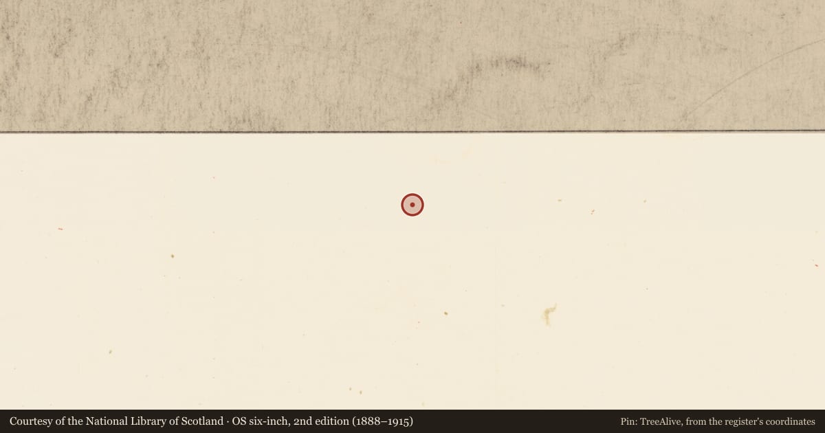 Ordnance Survey six-inch map, 2nd edition (1888–1915) covering the location of Ringfort - rath, Ballinlig, Derrylea, County Sligo, with a pin at the register's coordinates
