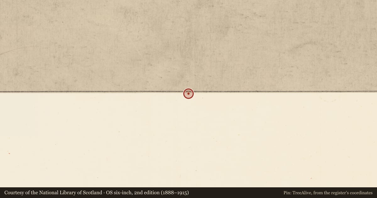 Ordnance Survey six-inch map, 2nd edition (1888–1915) covering the location of Souterrain, Carrickard, County Sligo, with a pin at the register's coordinates