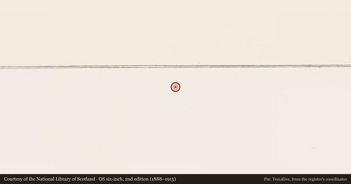 Ordnance Survey six-inch map, 2nd edition (1888–1915) covering the location of Architectural feature, Kilcoolyabbey, County Tipperary South, with a pin at the register's coordinates