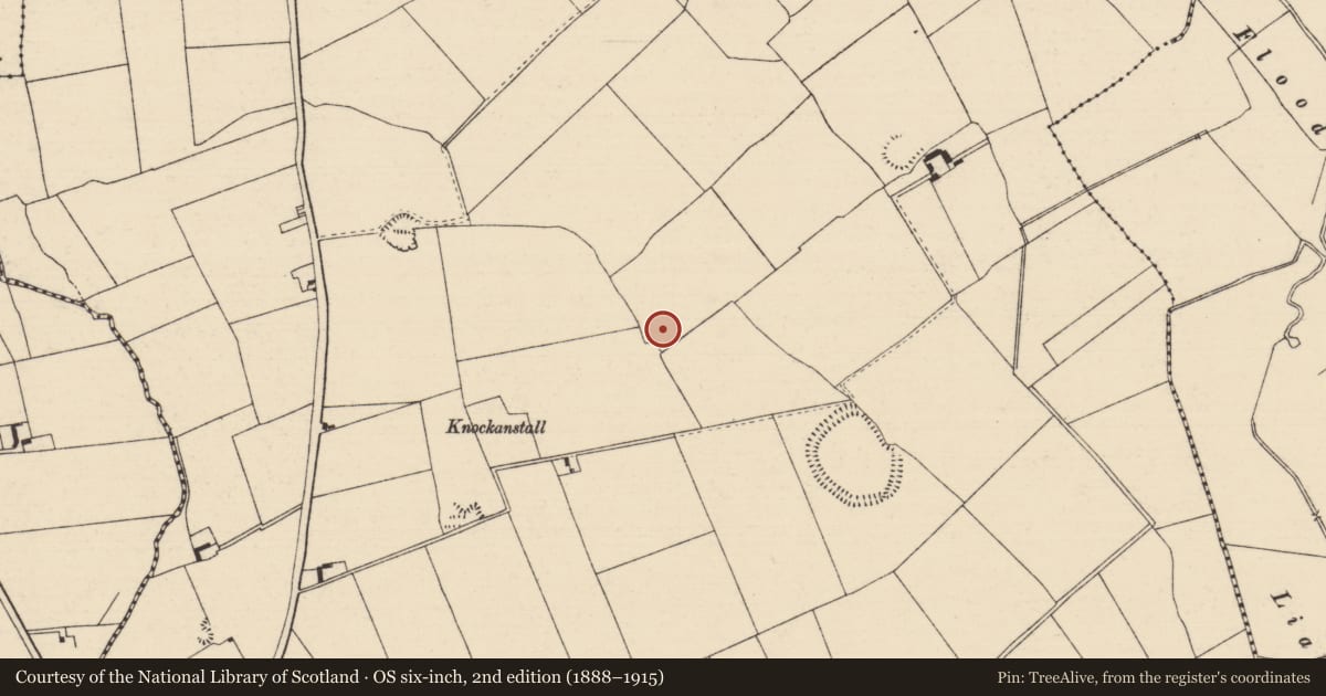 Ordnance Survey six-inch map, 2nd edition (1888–1915) covering the location of Enclosure, Urard, County Tipperary South, with a pin at the register's coordinates