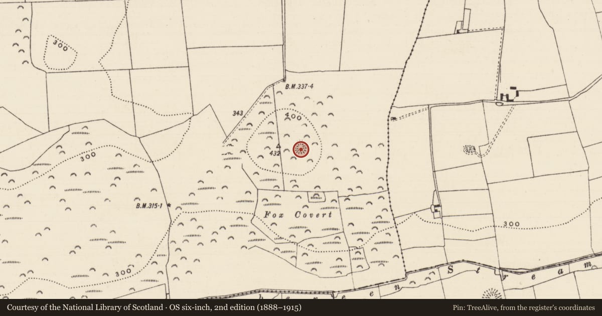 Ordnance Survey six-inch map, 2nd edition (1888–1915) covering the location of Enclosure, Cloghleigh (Relickmurray & Athassel Par.), County Tipperary South, with a pin at the register's coordinates