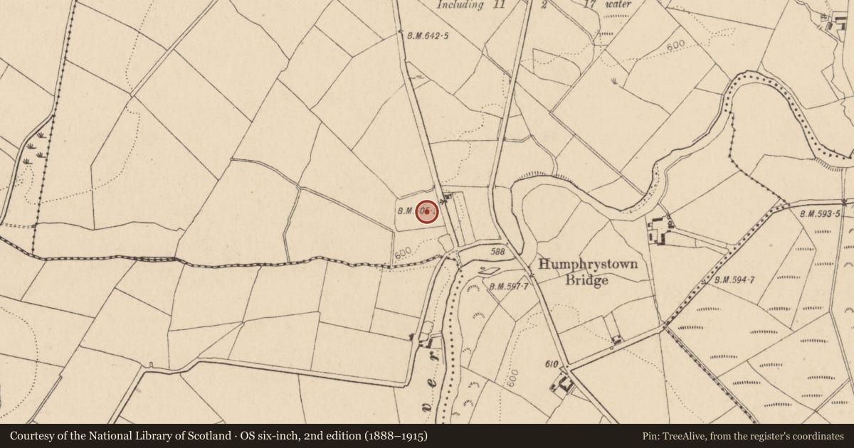 Ordnance Survey six-inch map, 2nd edition (1888–1915) covering the location of House - Neolithic, Boystown Or Baltyboys Upper, County Wicklow, with a pin at the register's coordinates