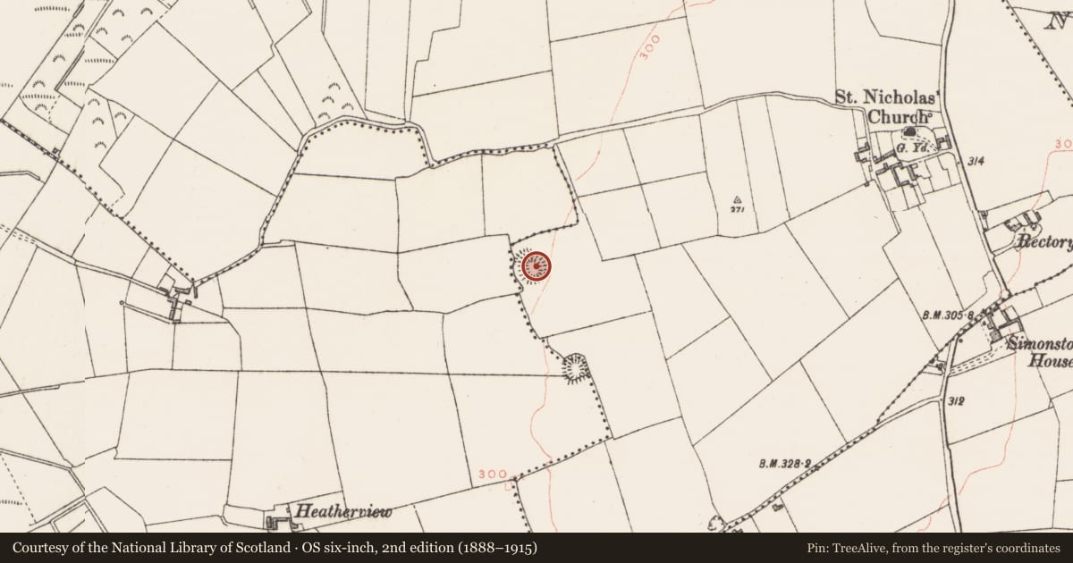 Ordnance Survey six-inch map, 2nd edition (1888–1915) covering the location of Ringfort - rath, Mayne, County Westmeath, with a pin at the register's coordinates