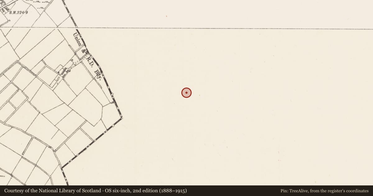 Ordnance Survey six-inch map, 2nd edition (1888–1915) covering the location of House - indeterminate date, Ballygarvey, County Westmeath, with a pin at the register's coordinates