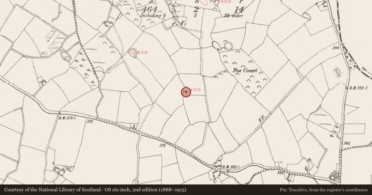 Ordnance Survey six-inch map, 2nd edition (1888–1915) covering the location of Ringfort - unclassified, Kilgar, County Westmeath, with a pin at the register's coordinates