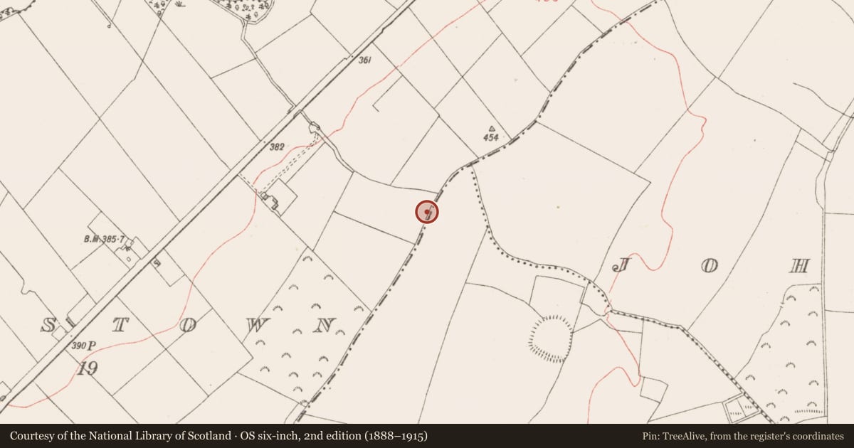 Ordnance Survey six-inch map, 2nd edition (1888–1915) covering the location of Road - road/trackway, Ballynagall, Collinstown, County Westmeath, with a pin at the register's coordinates