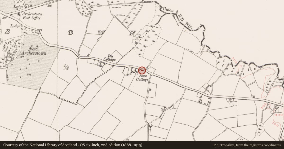 Ordnance Survey six-inch map, 2nd edition (1888–1915) covering the location of Barrow - unclassified, Mulliganstown, County Westmeath, with a pin at the register's coordinates
