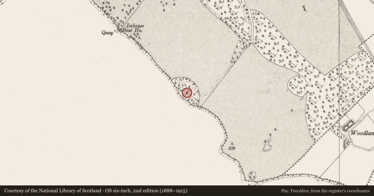 Ordnance Survey six-inch map, 2nd edition (1888–1915) covering the location of Ringfort - rath, Clanhugh Demesne, County Westmeath, with a pin at the register's coordinates