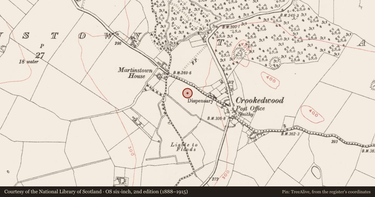 Ordnance Survey six-inch map, 2nd edition (1888–1915) covering the location of Ringfort - unclassified, Farrancallin, County Westmeath, with a pin at the register's coordinates