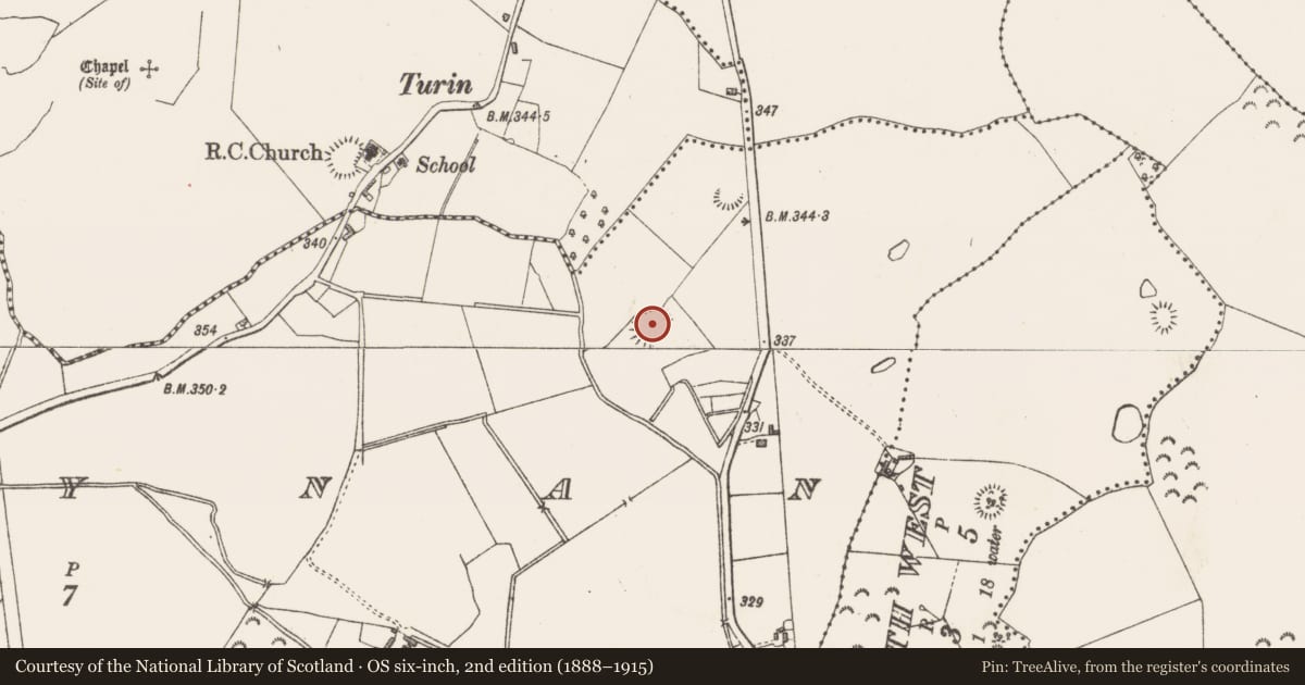 Ordnance Survey six-inch map, 2nd edition (1888–1915) covering the location of Ringfort - rath, Killynan (Pratt), County Westmeath, with a pin at the register's coordinates