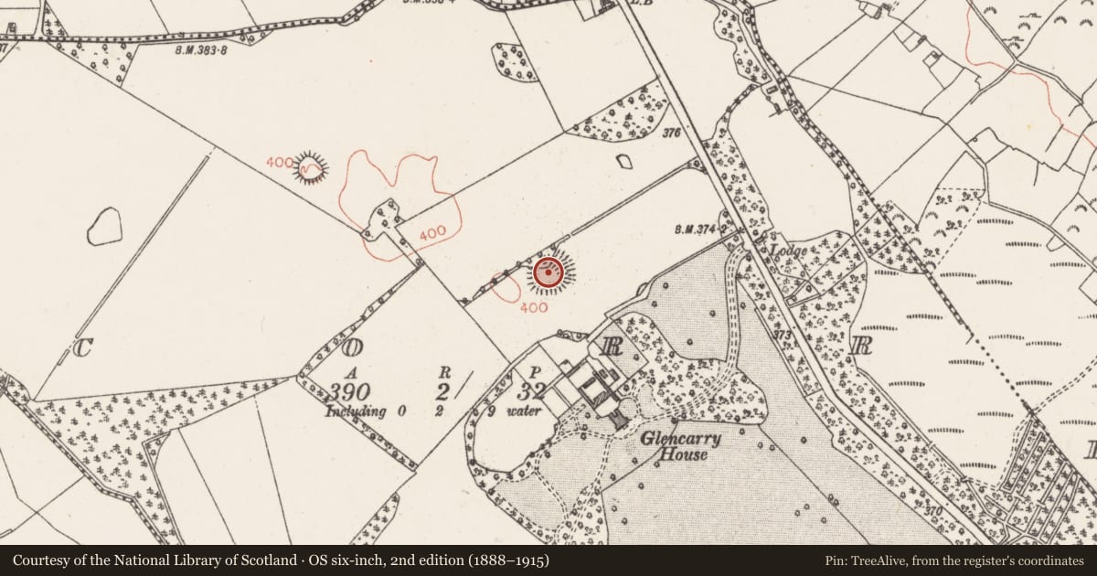 Ordnance Survey six-inch map, 2nd edition (1888–1915) covering the location of Ringfort - rath, Corr, County Westmeath, with a pin at the register's coordinates