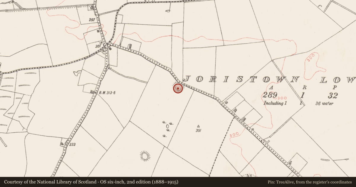 Ordnance Survey six-inch map, 2nd edition (1888–1915) covering the location of Ringfort - rath, Creggstown, County Westmeath, with a pin at the register's coordinates