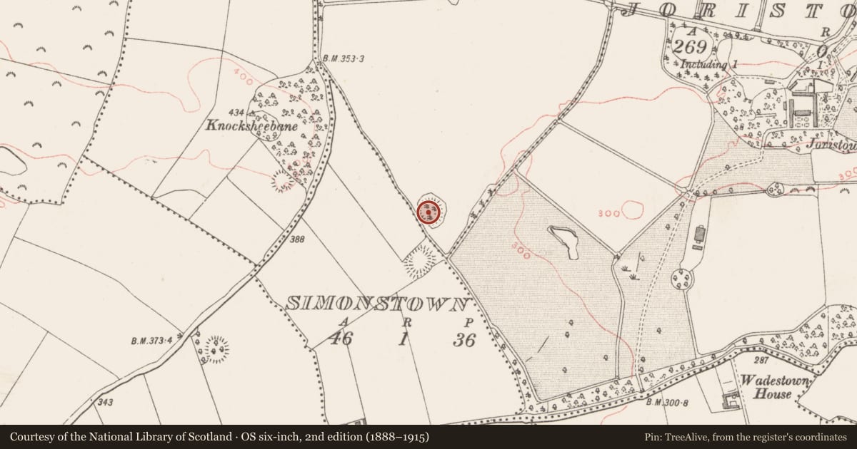 Ordnance Survey six-inch map, 2nd edition (1888–1915) covering the location of Ringfort - rath, Creggstown, County Westmeath, with a pin at the register's coordinates