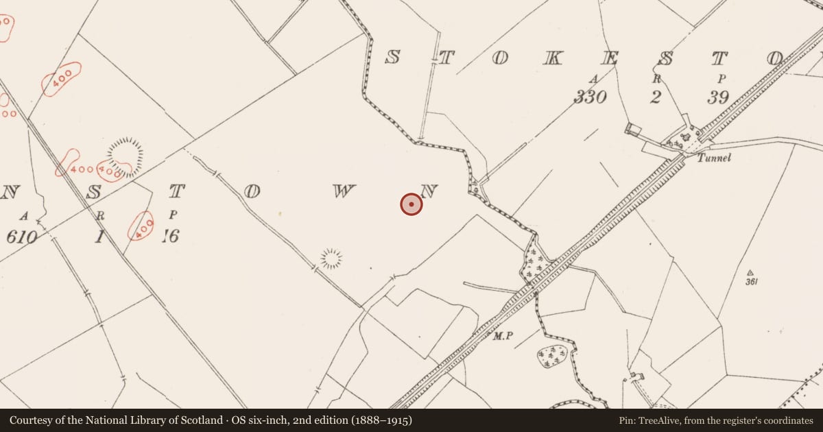 Ordnance Survey six-inch map, 2nd edition (1888–1915) covering the location of Enclosure - large enclosure, Bryanstown, County Westmeath, with a pin at the register's coordinates