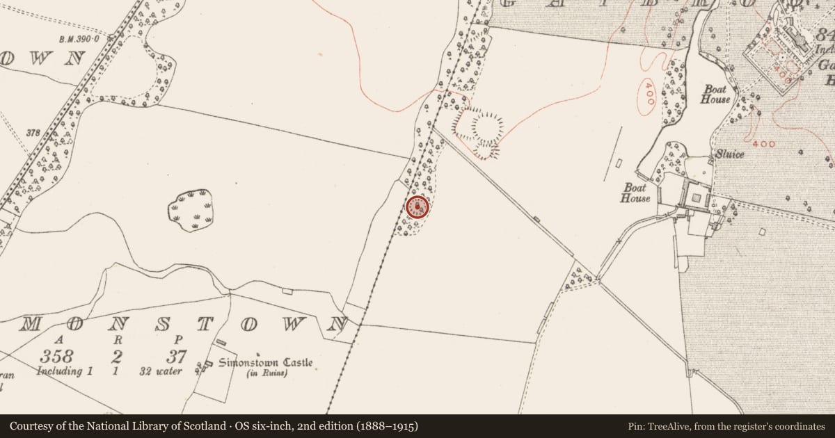Ordnance Survey six-inch map, 2nd edition (1888–1915) covering the location of Ringfort - unclassified, Gaybrook Demesne, County Westmeath, with a pin at the register's coordinates