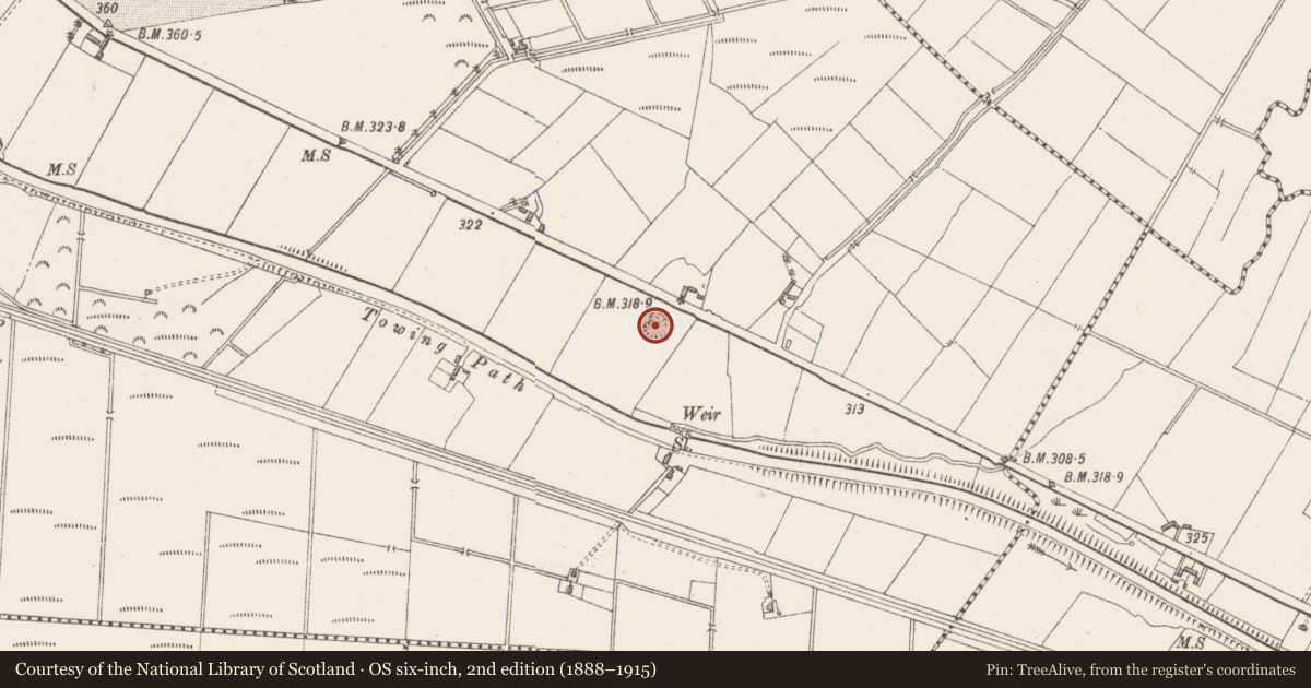Ordnance Survey six-inch map, 2nd edition (1888–1915) covering the location of Quarry, Newdown, County Westmeath, with a pin at the register's coordinates
