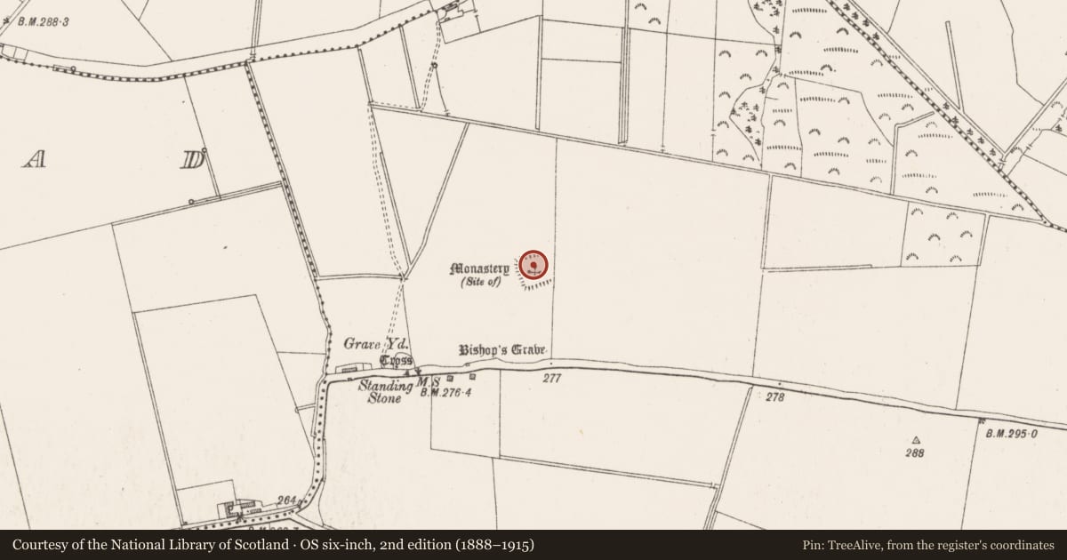 Ordnance Survey six-inch map, 2nd edition (1888–1915) covering the location of Building, Rattin, County Westmeath, with a pin at the register's coordinates