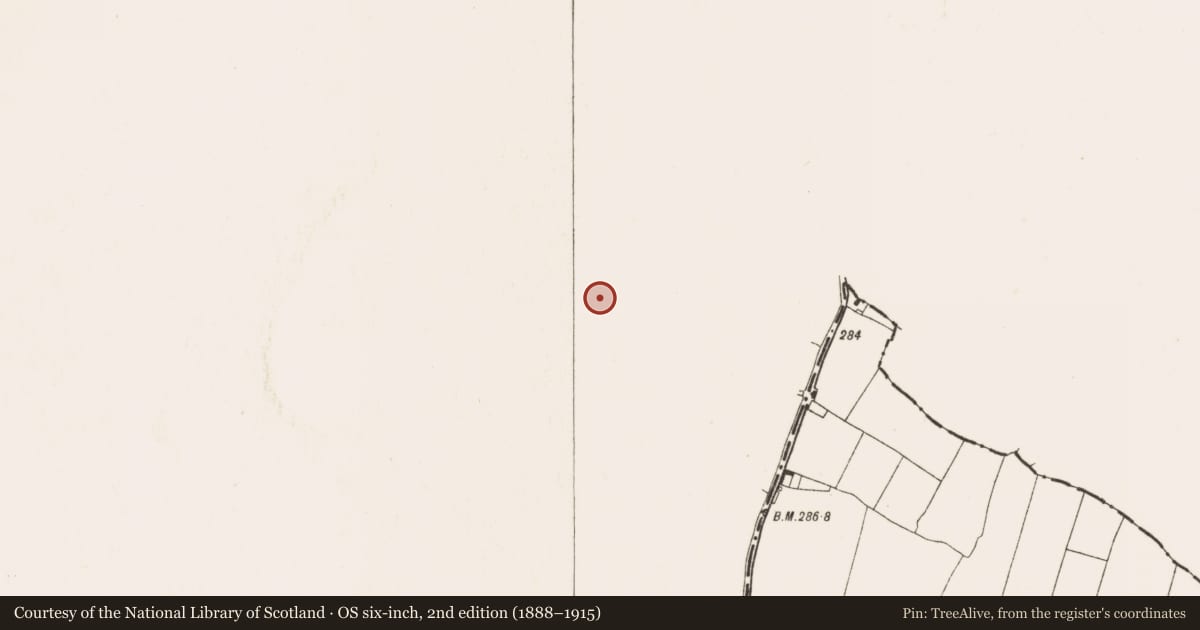 Ordnance Survey six-inch map, 2nd edition (1888–1915) covering the location of Ringfort - rath, Ballybeg, County Westmeath, with a pin at the register's coordinates