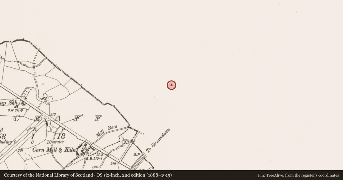 Ordnance Survey six-inch map, 2nd edition (1888–1915) covering the location of Settlement deserted - medieval, County Westmeath, with a pin at the register's coordinates
