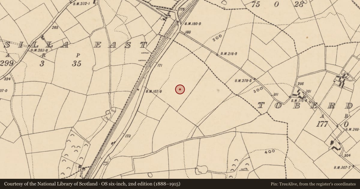Ordnance Survey six-inch map, 2nd edition (1888–1915) covering the location of Structure, Ask, County Wexford, with a pin at the register's coordinates